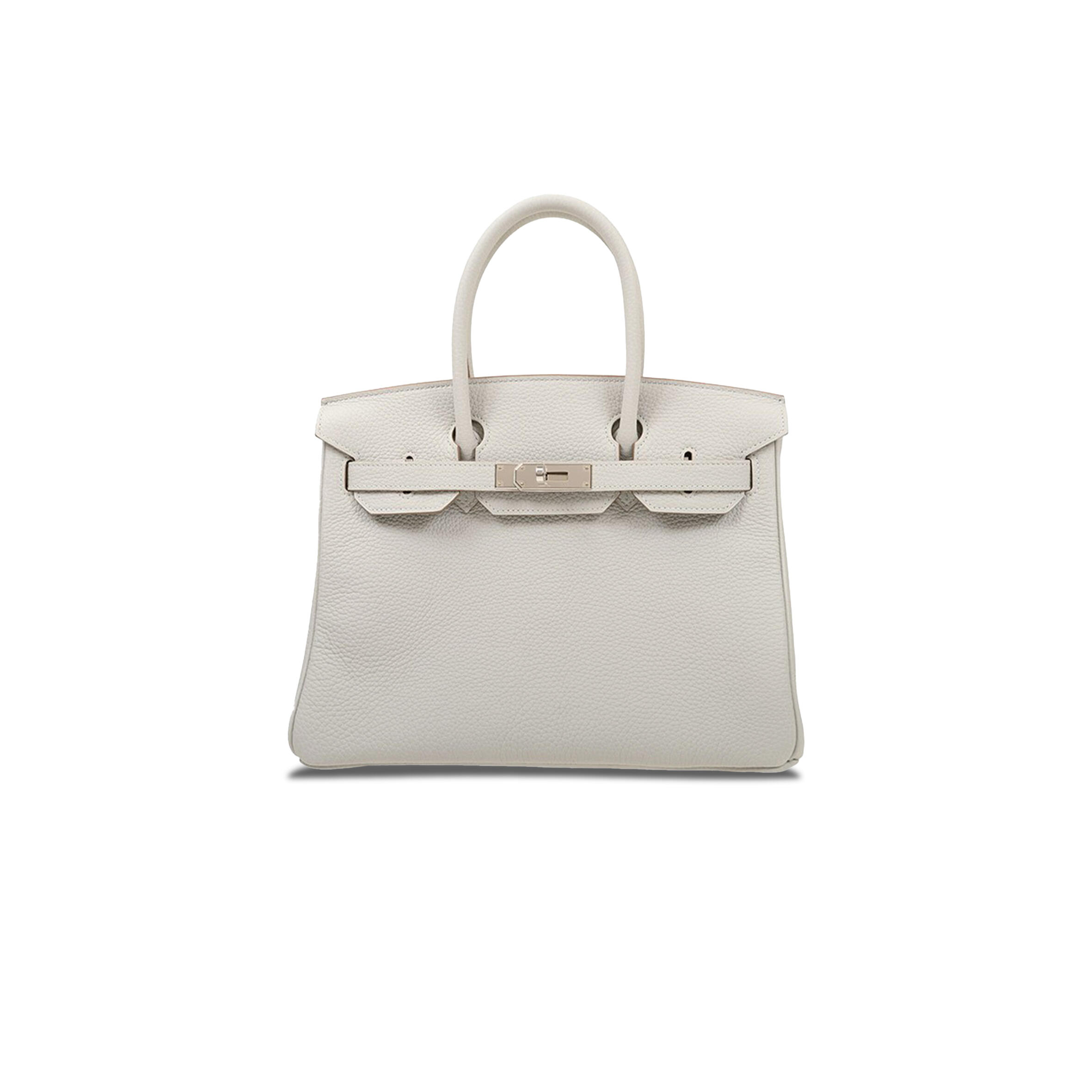H**me5 BIRKIN 30 TOGO PURE WHITE COWHIDE HANDBAG BK3080TCSS (30*23*15cm) Master Quality